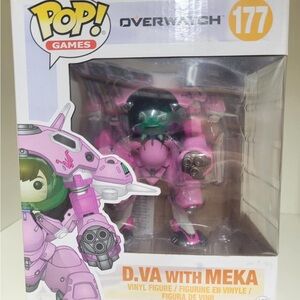 Funko Pop! Games Overwatch D.Va with MEKA Vinyl Figure